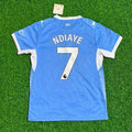 Iliman Ndiaye #7 Manchester City 2026-27 Home New Season Jersey – Back View