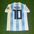 2018 Argentina World Cup Lionel Messi #10 Home Retro Football Jersey – Back View