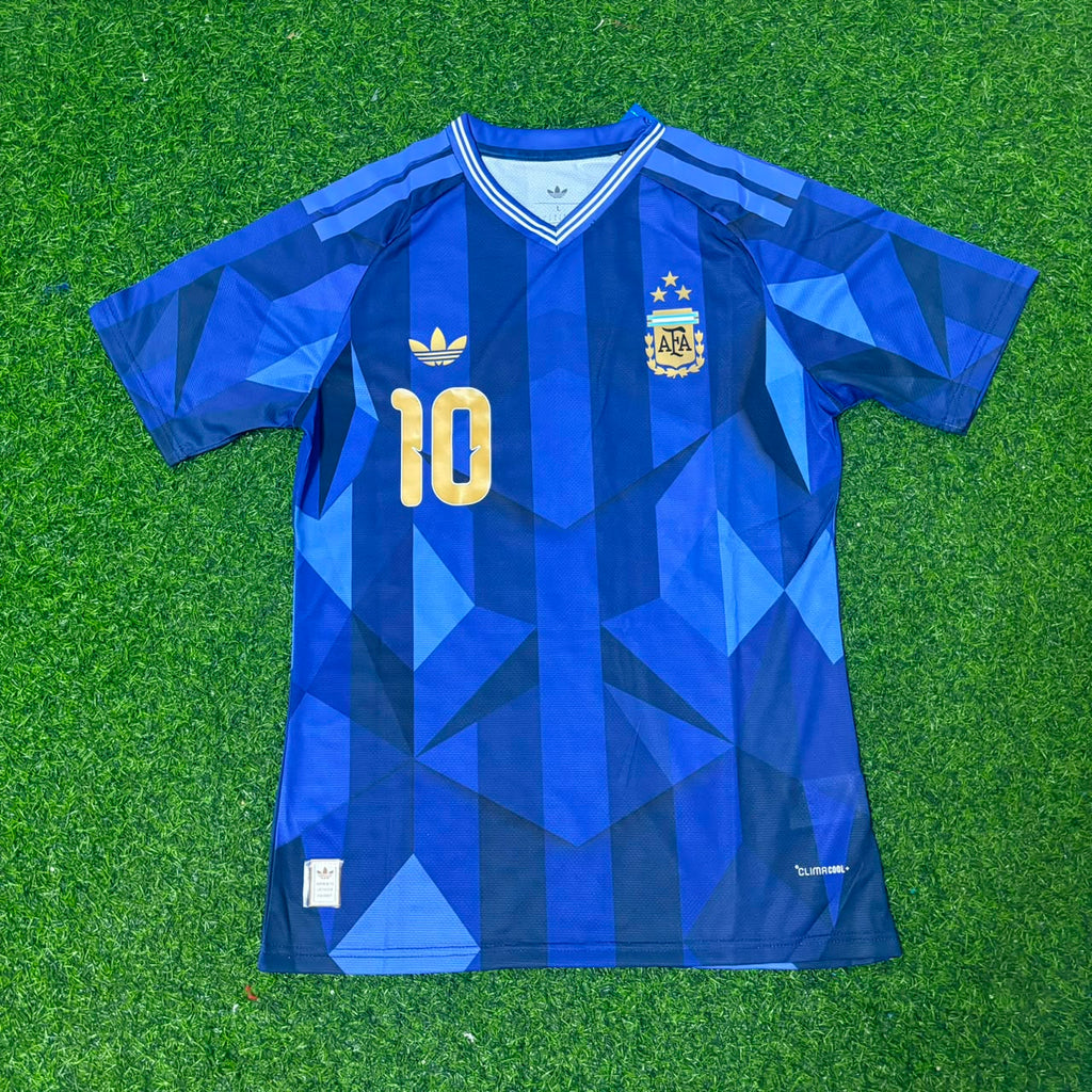 Lionel Messi #10 Argentina Commemorative Football Jersey Collection – Front View