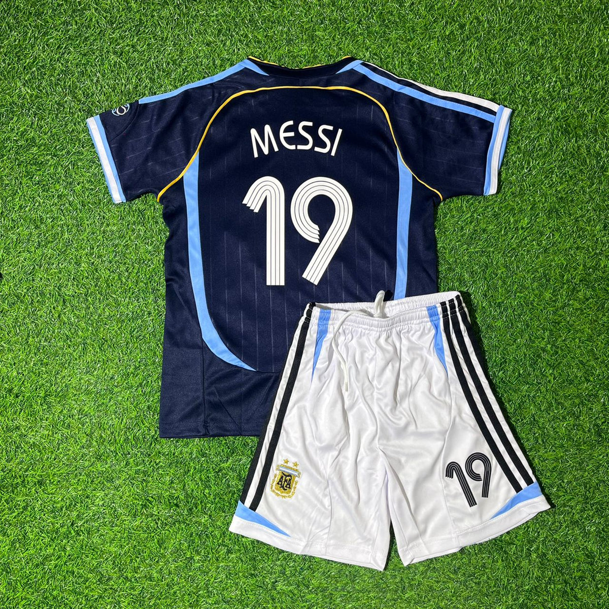 2006 Argentina World Cup Lionel Messi Football Jersey – Back View