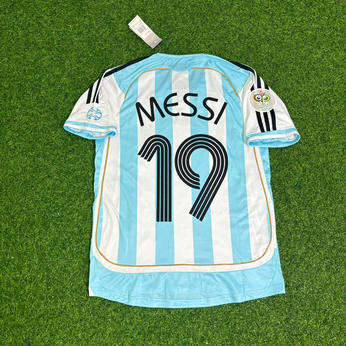 2006 Argentina World Cup Lionel Messi Kids Retro Football Jersey – 5