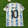 Lionel Messi Argentina Copa America 2021 Home Jersey – Back View
