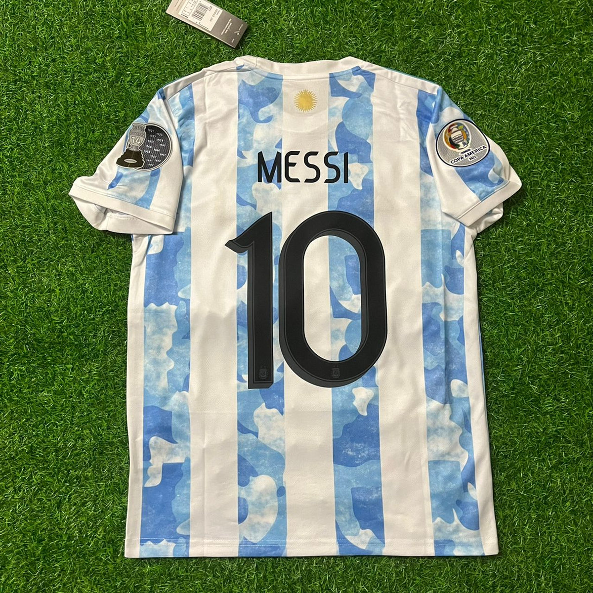 Lionel Messi Argentina Copa America 2021 Home Jersey – Back View