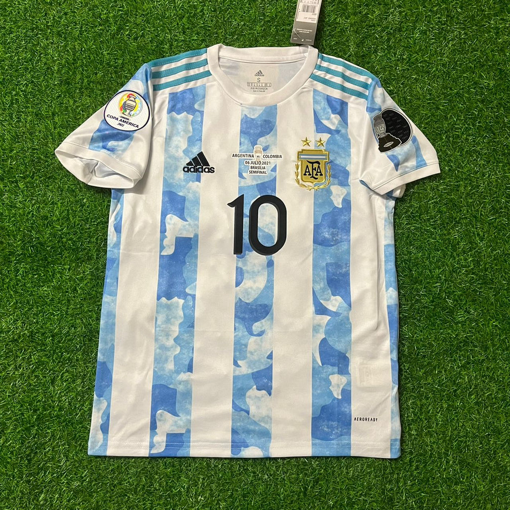Lionel Messi Argentina Copa America 2021 Home Jersey – Front View