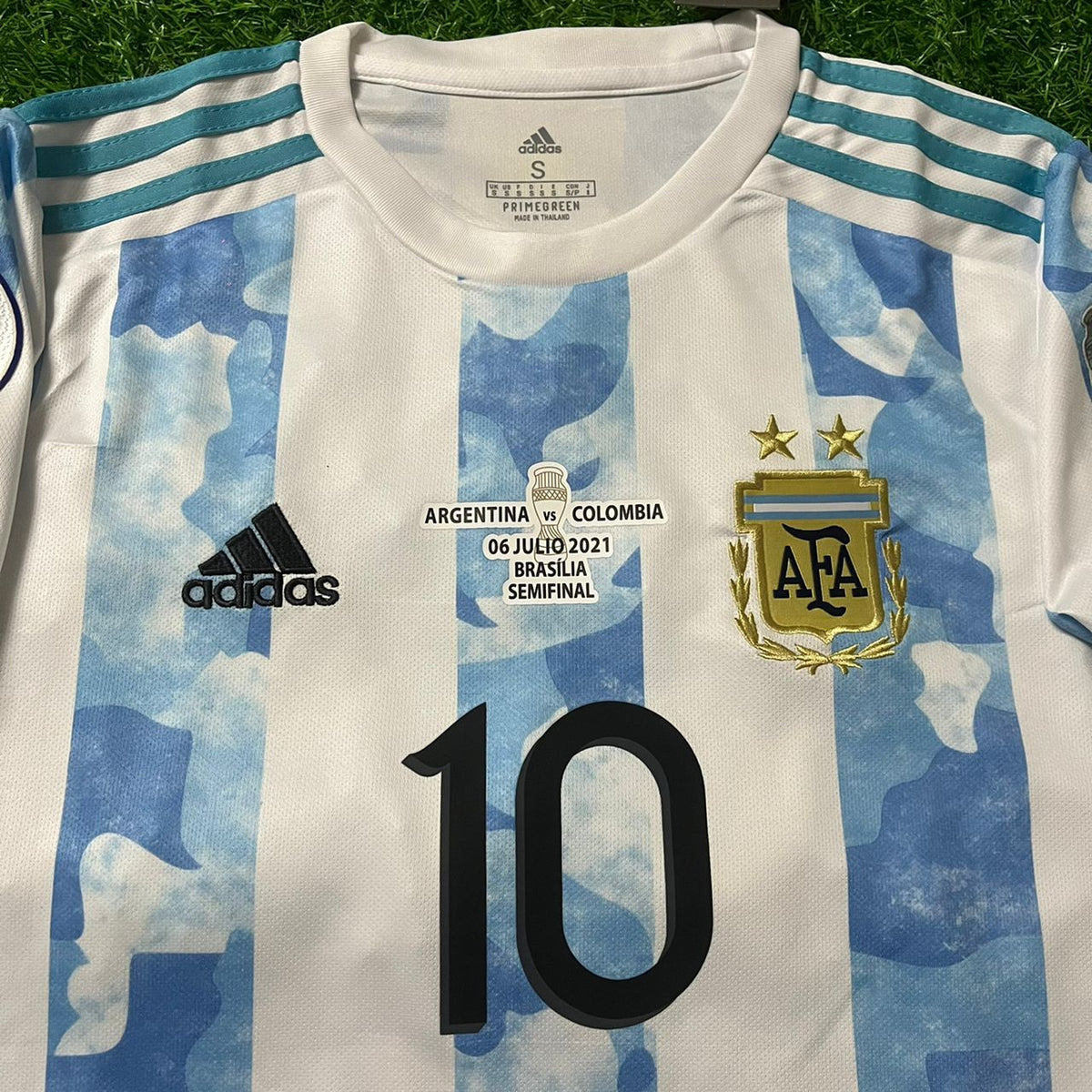 Lionel Messi Argentina Copa America 2021 Home Jersey – Detailed View