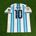 2026 Argentina World Cup Lionel Messi Home Legacy Patch Football Jersey – Back View