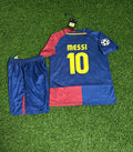 Lionel Messi Barcelona 2009 Champions League Final Retro Kids Football Jersey – Back View