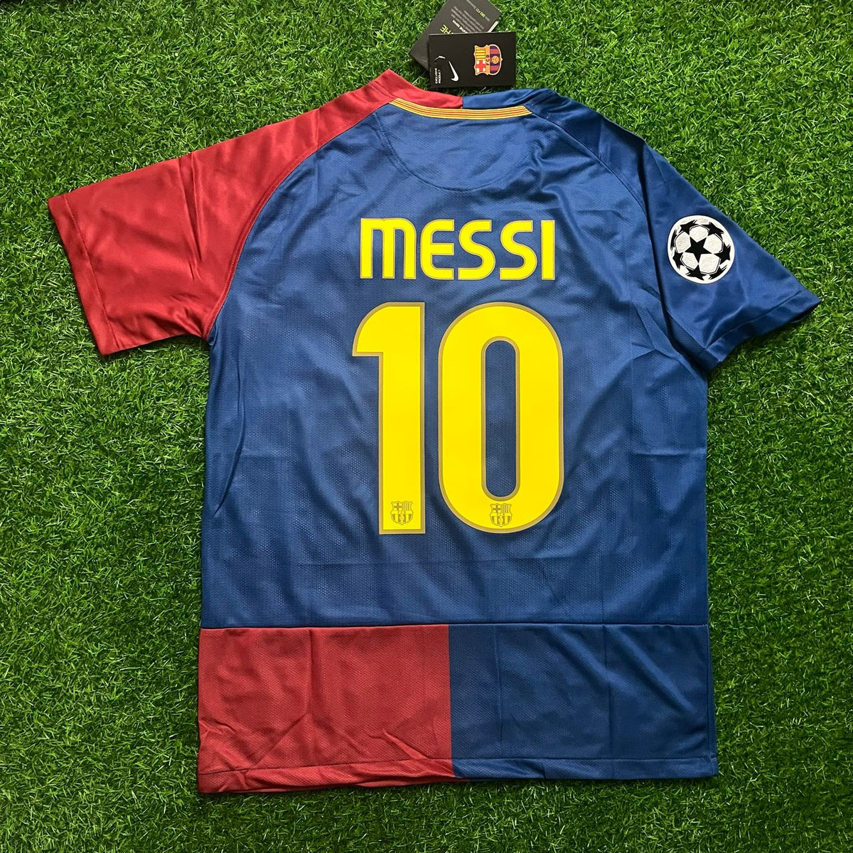 2009 Lionel Messi Barcelona Roma Final Retro Football Jersey – 9