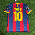 Lionel Messi Barcelona 2010 2011 Jersey – Back View
