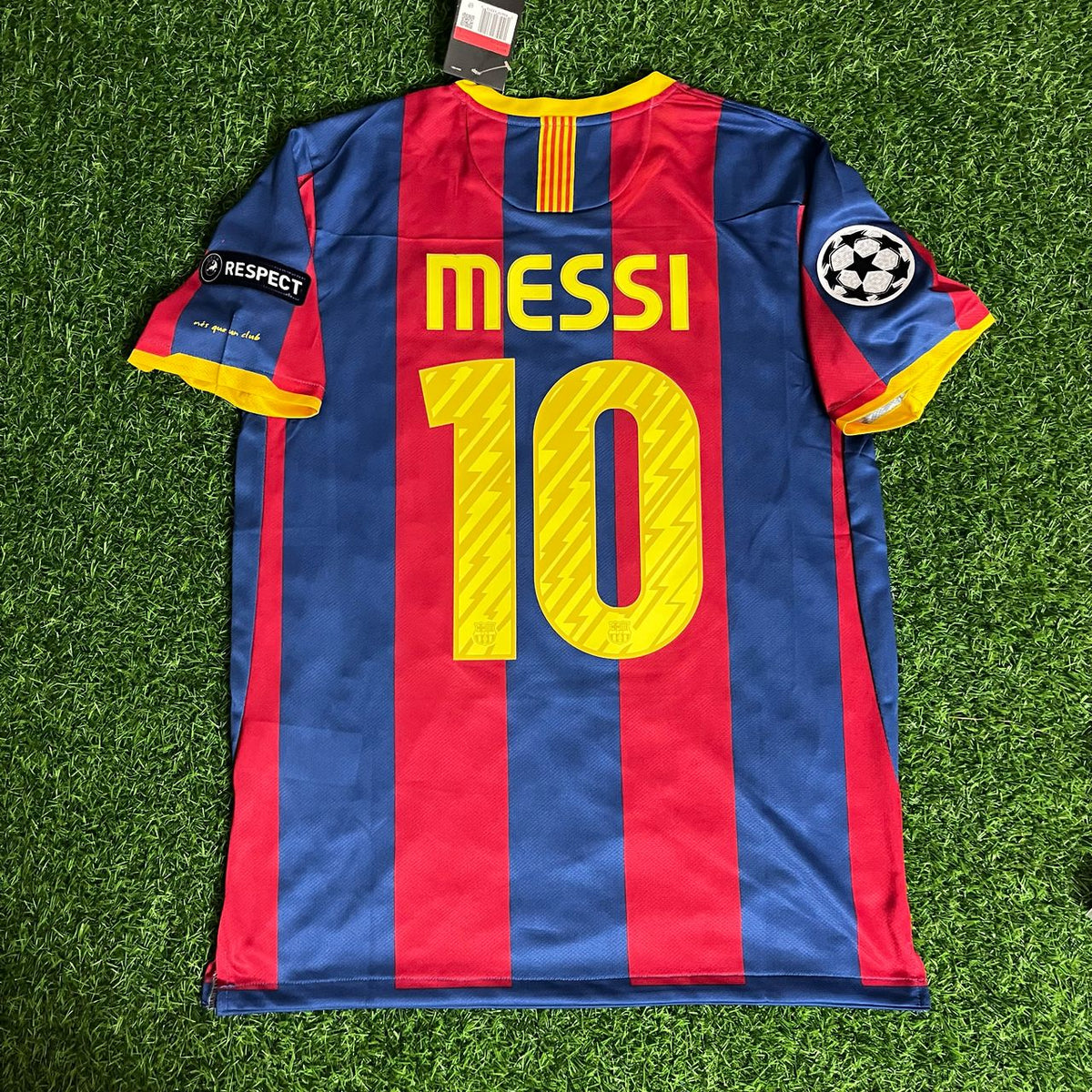 Lionel Messi Barcelona 2010 2011 Jersey – Back View