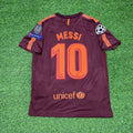 Lionel Messi Barcelona 2017-2018 Third Retro Football Jersey – Back View