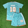 Lionel Messi Blue Kids Kit Kindertrui – Back View