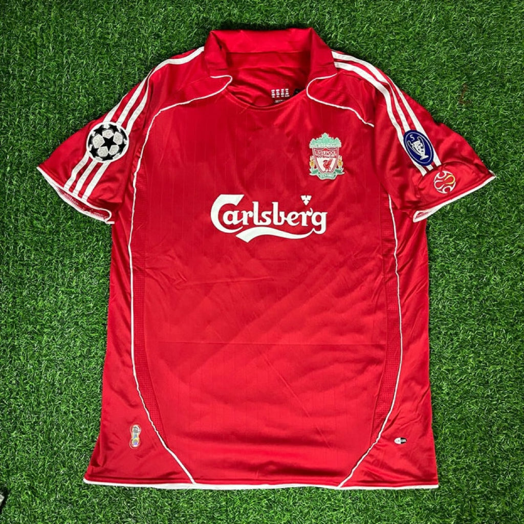 Liverpool 2007/08 CL Jersey – Front View