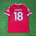 Liverpool 2025/26 Home Football Jersey – Cody Gakpo – Back View