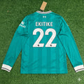 Liverpool 2025 New Season Away Long Sleeve Football Jersey – Hugo Ekitiké – Back View