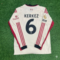 Liverpool 2025 New Season Away Long Sleeve Football Jersey – Milos Kerkez – Back View