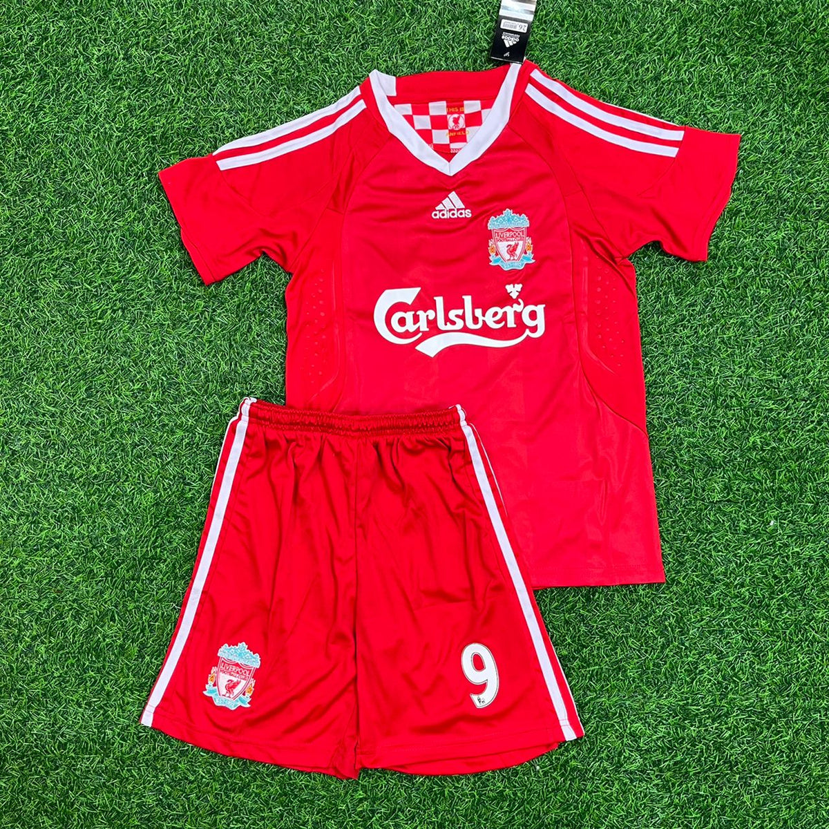 Fernando Torres 9 - Liverpool 2008 2009 2010 Jersey KinderTrikot Enfant – Front View