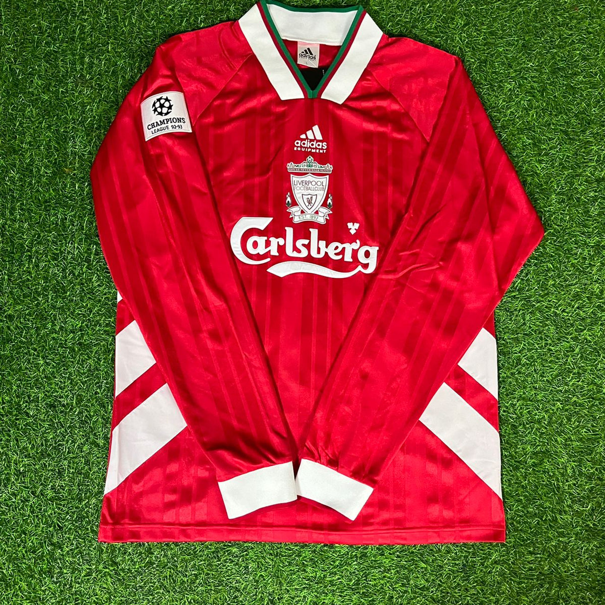 Dietmar Hamann Liverpool Long Sleeve Retro Football Jersey – Front View