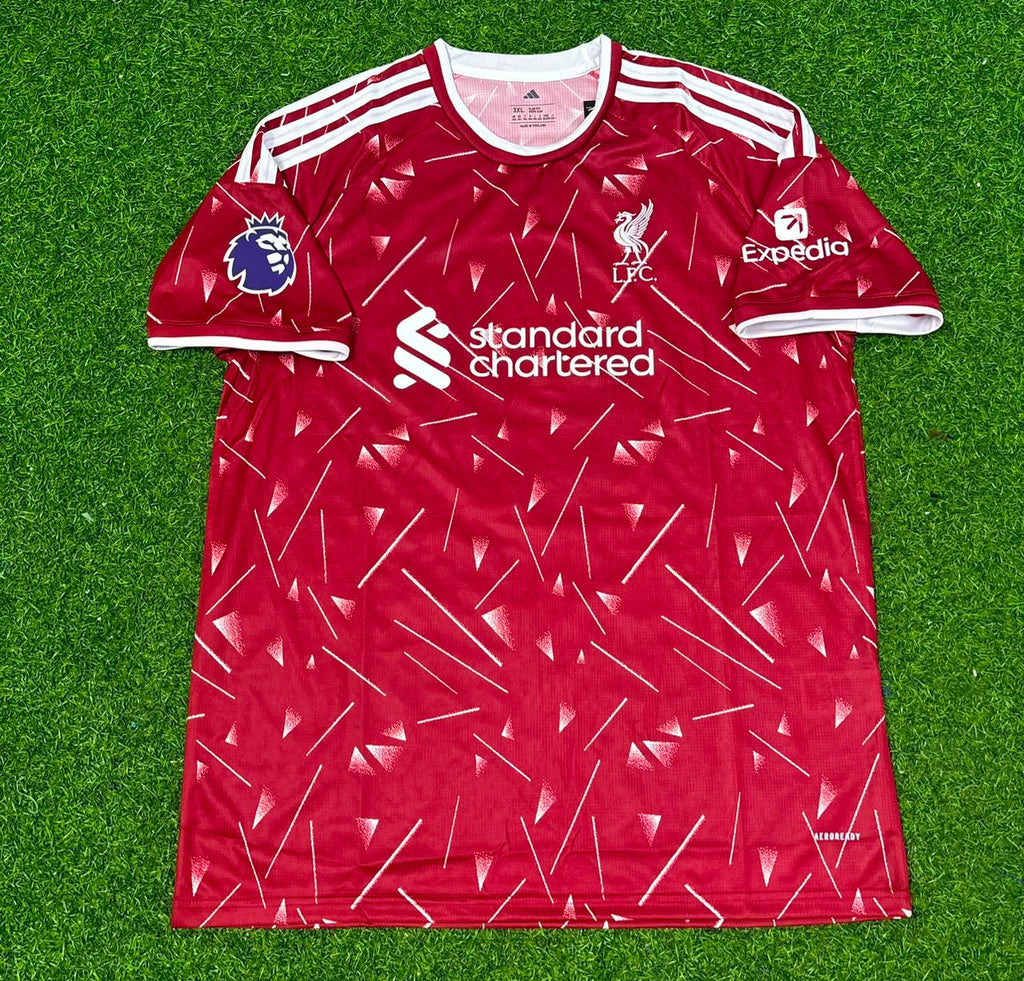 2027 Ryan Gravenberch Liverpool Red Home Football Jersey – Front View