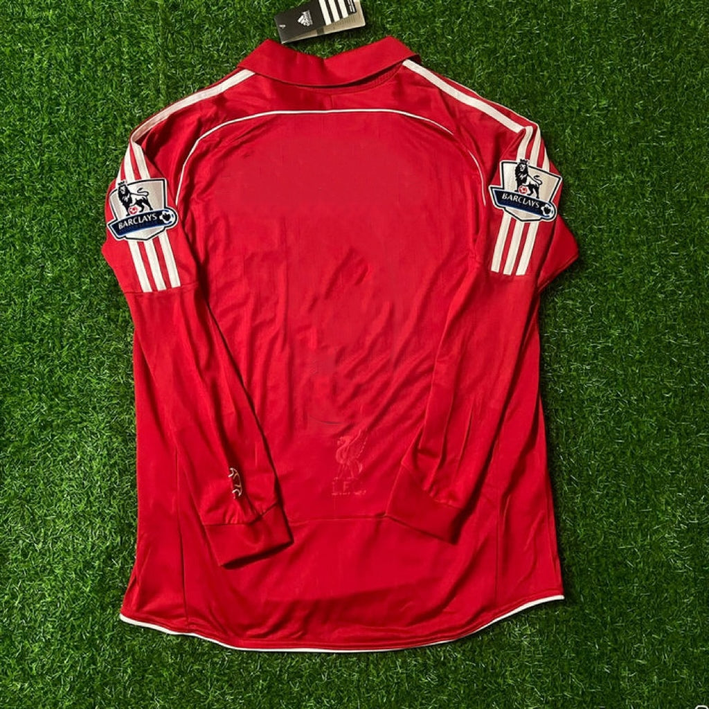 2007/08 Liverpool Red Retro Football Jersey – Front View
