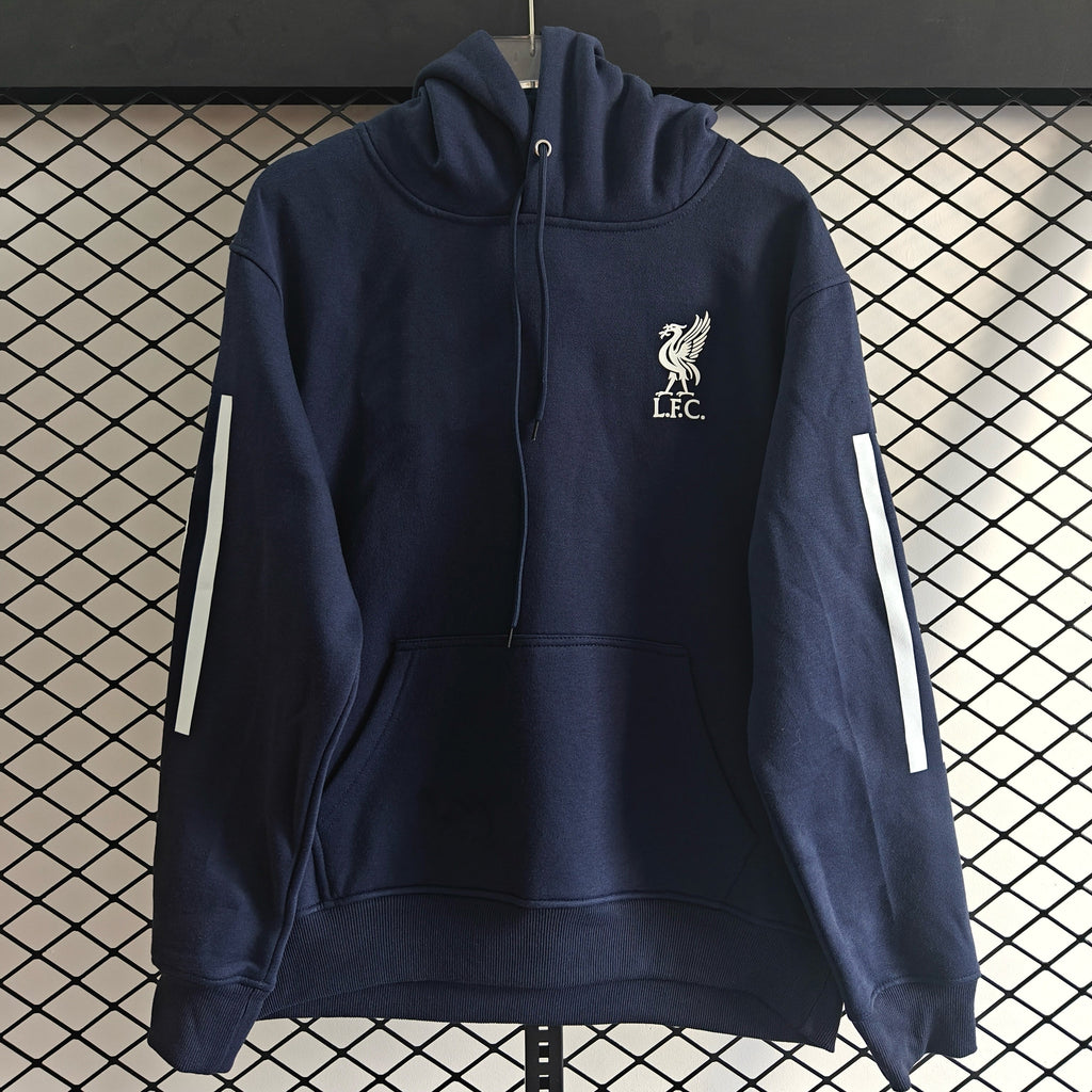 Liverpool - Hoodie Winter Fleece- Football Kapuzenpullover Special Edition Edition 2 – Back View