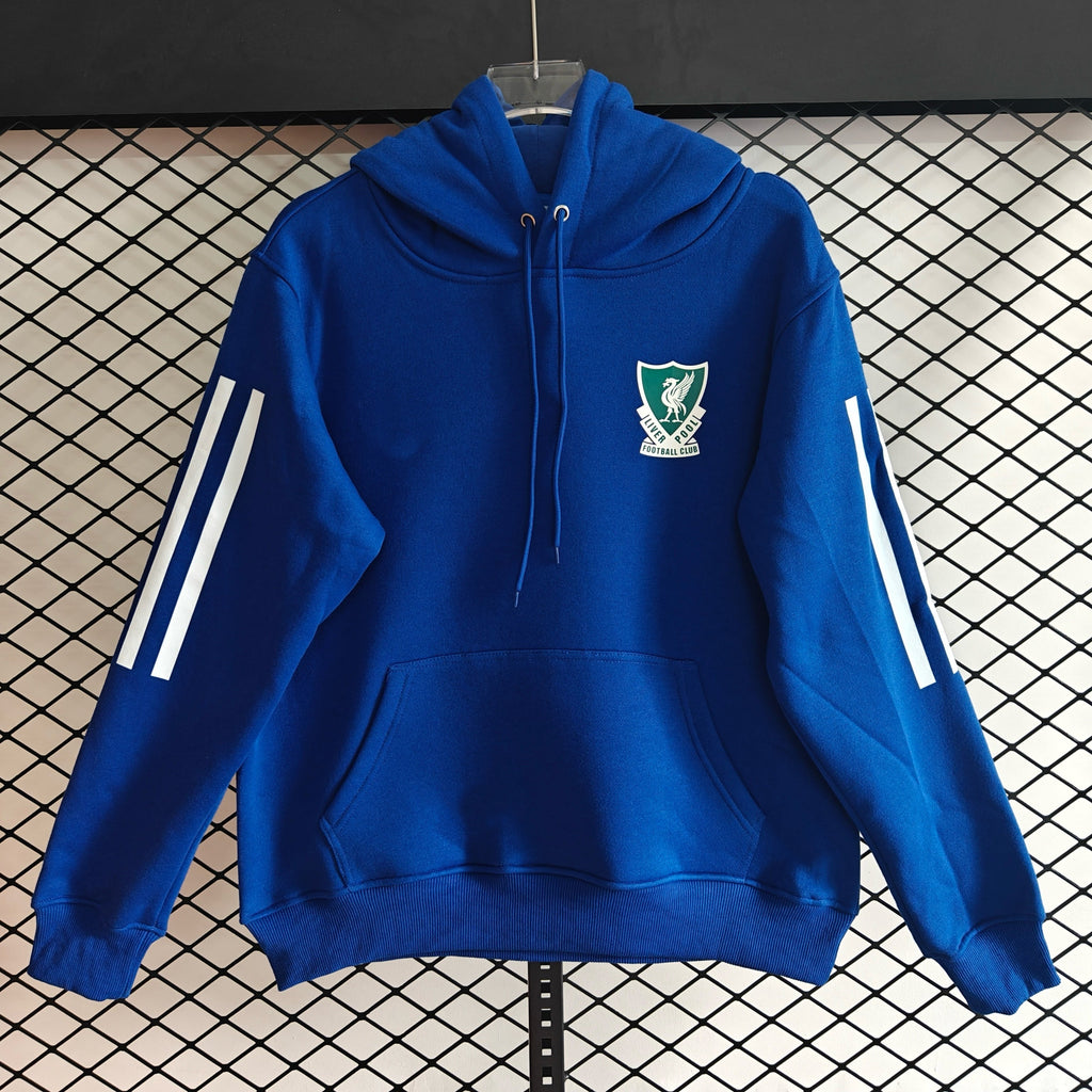 Liverpool - Hoodie Winter Fleece- Football Kapuzenpullover – Detailed View