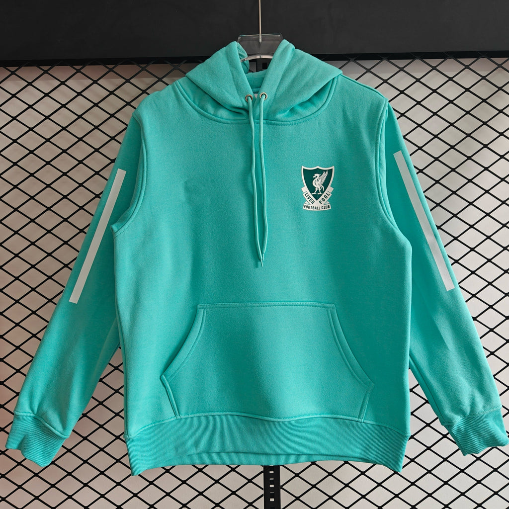 Liverpool - Hoodie Winter Fleece- Football Kapuzenpullover – Front View