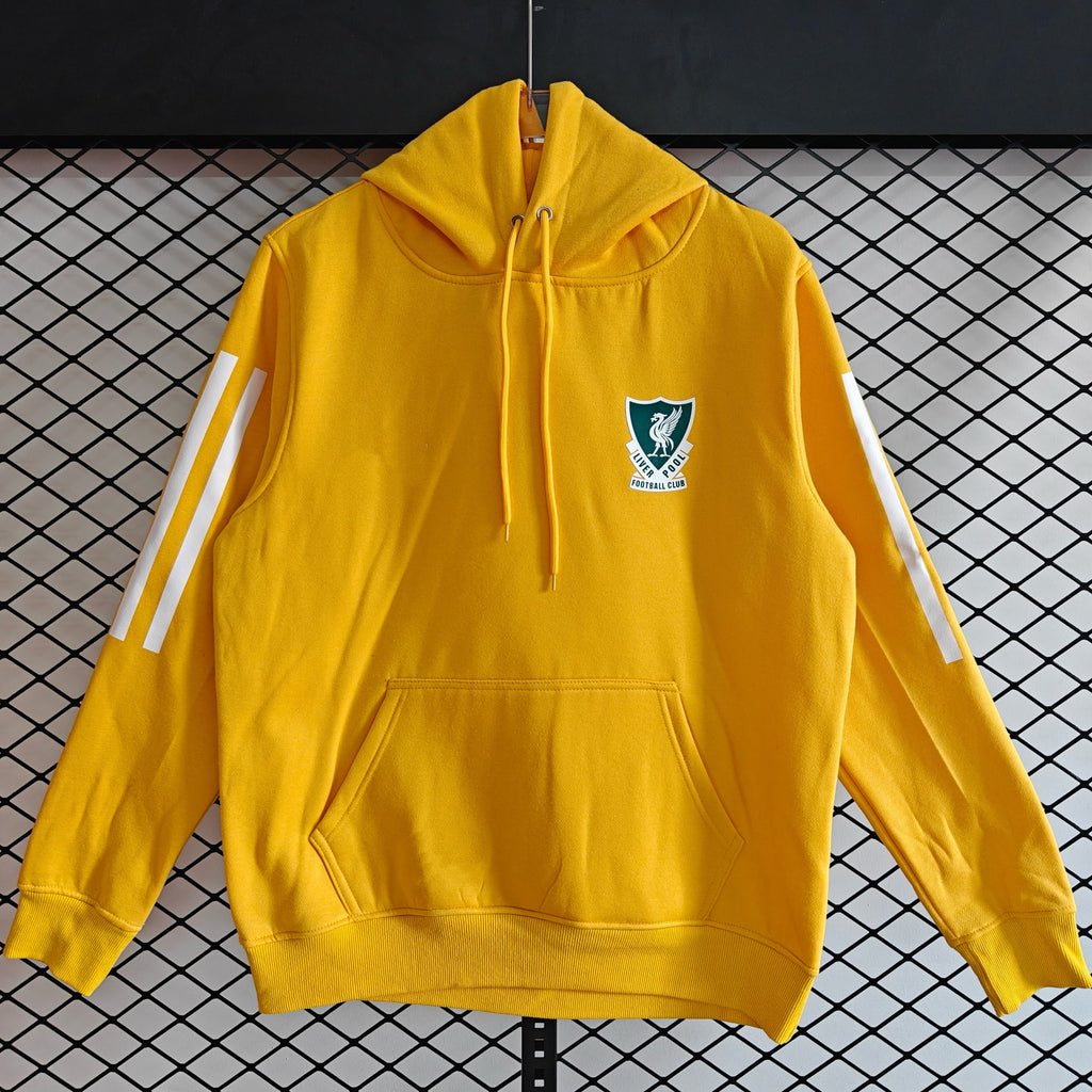 Liverpool - Hoodie Winter Fleece- Football Kapuzenpullover – Back View