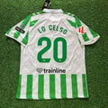 Giovani Lo Celso – Real Betis Jersey – | | – Back View