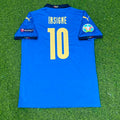 Italy EURO 2020 Final Retro Soccer Jersey – | | – Lorenzo Insigne #10 – Back View