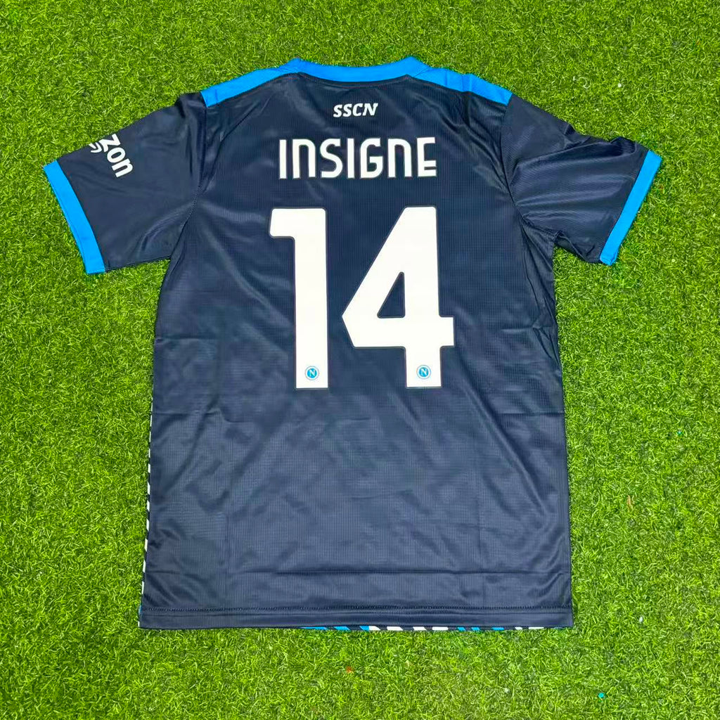 Lorenzo Insigne Napoli 2021-22 Maradona Special Edition Jersey – Back View