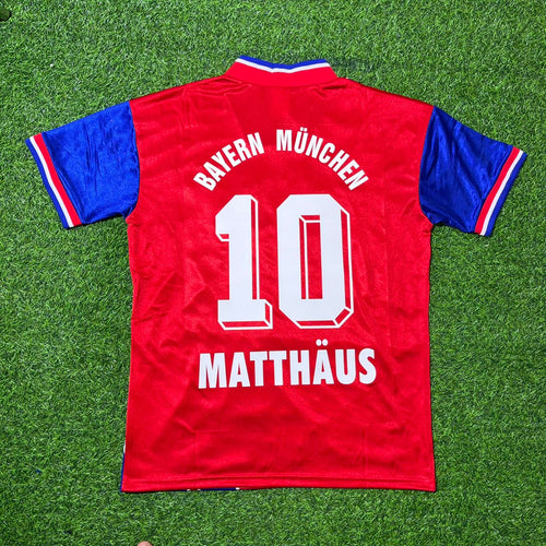 1993/95 Bayern München Retro Football Jersey – Lothar Matthäus – Back View