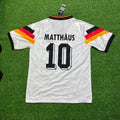 Germany Germany 1992 White Retro – Lothar Matthäus Deutschland – Back View