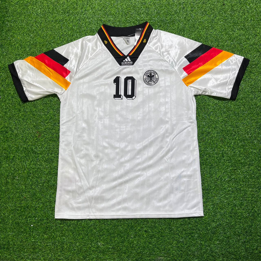Germany Germany 1992 White Retro – Lothar Matthäus Deutschland – Front View