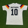 Lothar Matthäus Germany Retro 1990 World Cup Jersey - Deutschland Retro- WM 1990 – Back View