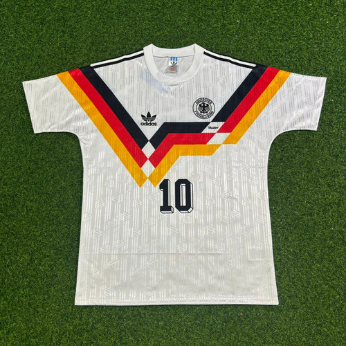 1990 Germany Retro World Cup Jersey - Deutschland Retro- WM 1990 – Lothar Matthäus – Front View