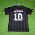 Germany Black Retro Vintage Football Jersey – Lothar Matthäus 10# – Back View