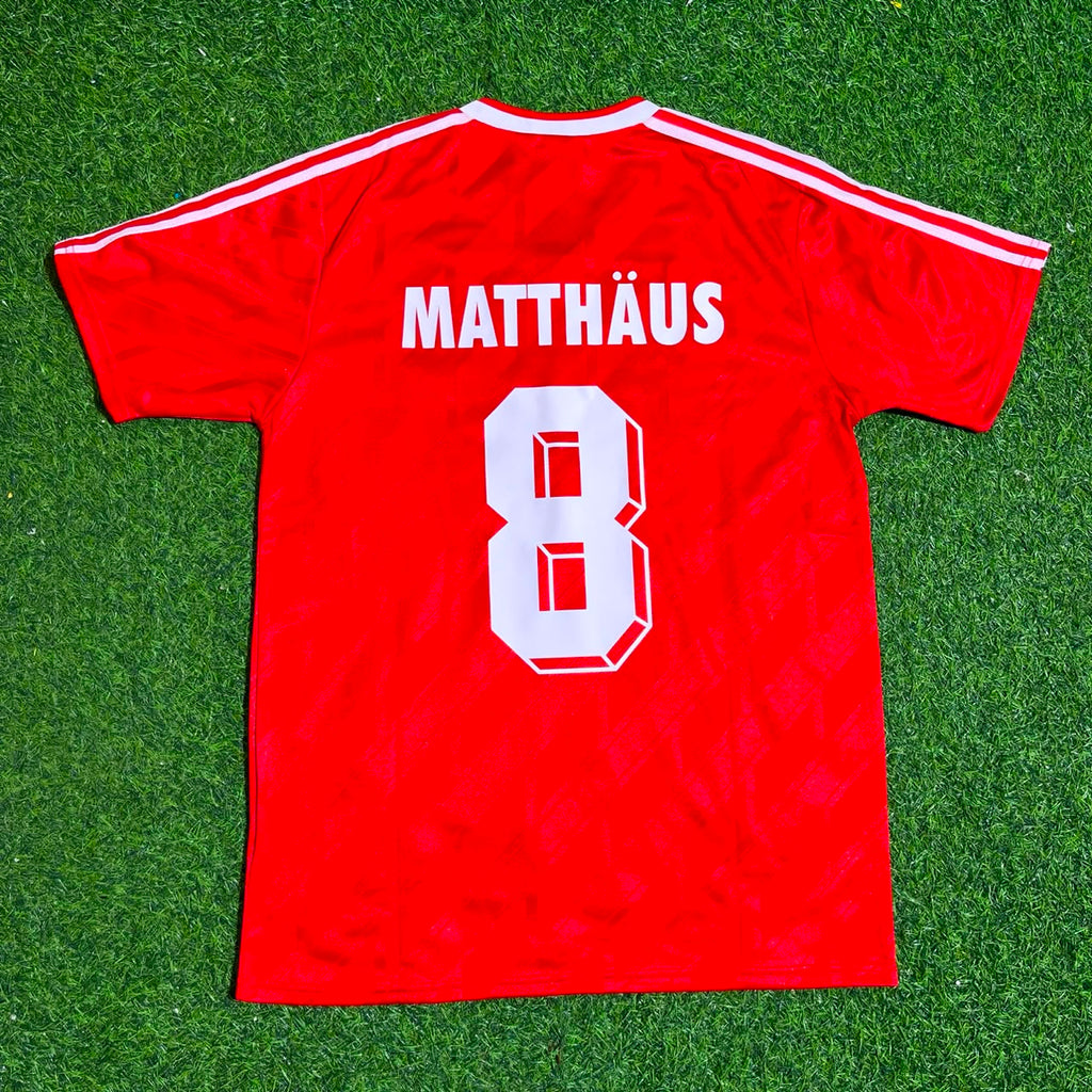Lothar Matthäus #8 FC Bayern München 1984/89 Auswärts Retro – Back View