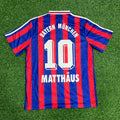 Lothar Matthäus Bayern München 1995–1997 Retro Football Jersey – Back View