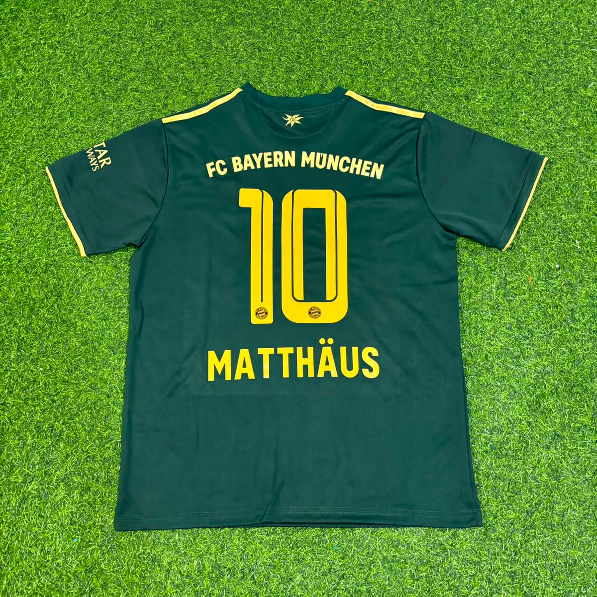 Bayern Munich Oktoberfest Green Special Edition Football Jersey – Lothar Matthäus – Back View
