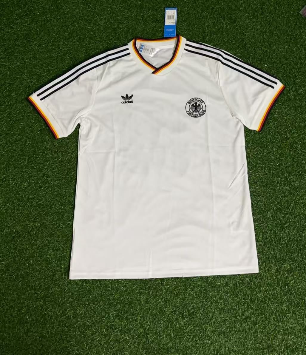 1986 Germany World Cup Lothar Matthäus Retro Football Jersey – Front View