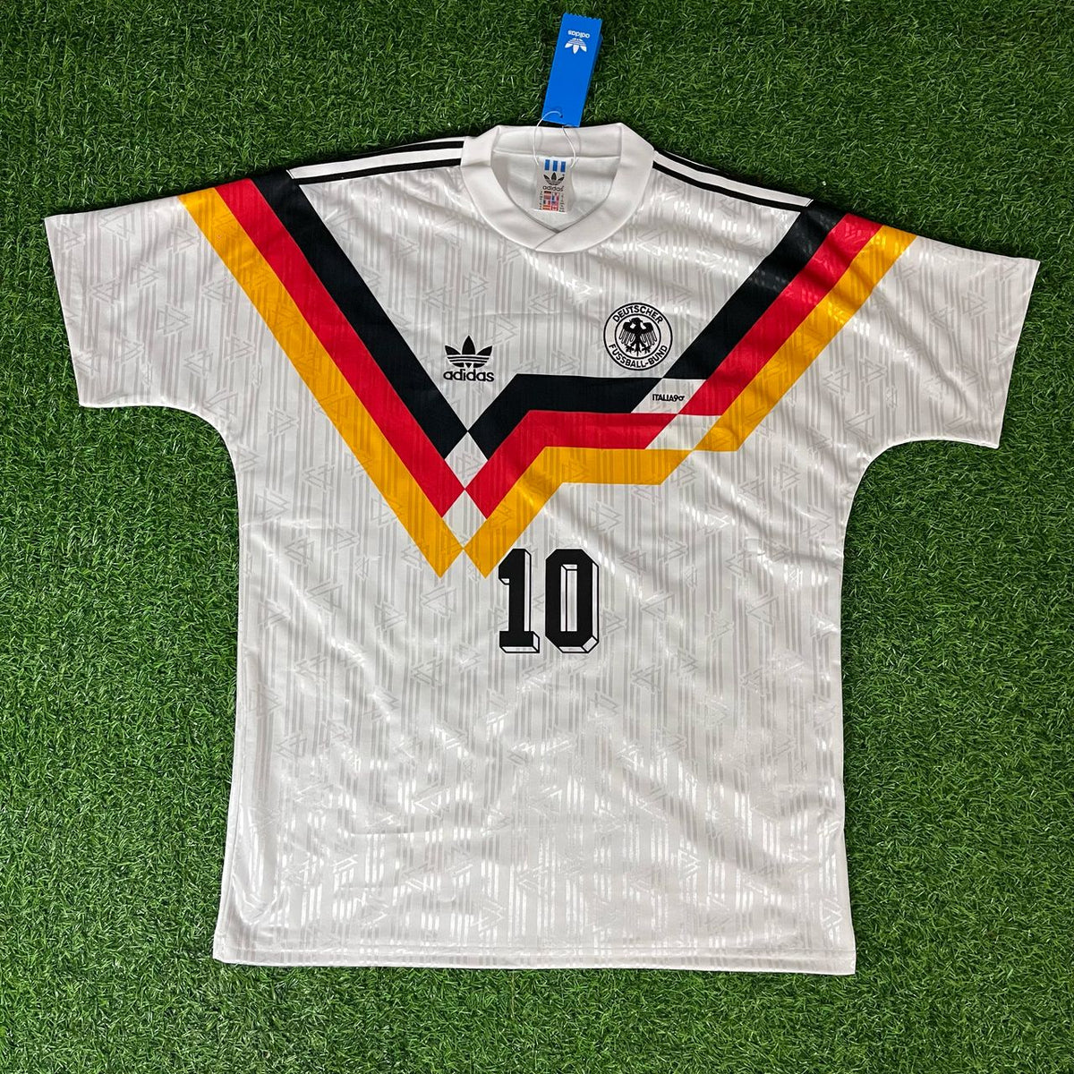 Lothar Matthäus Germany Deutschland Retro Kids Jersey - Deutschland Retro-KinderTrikot – 4