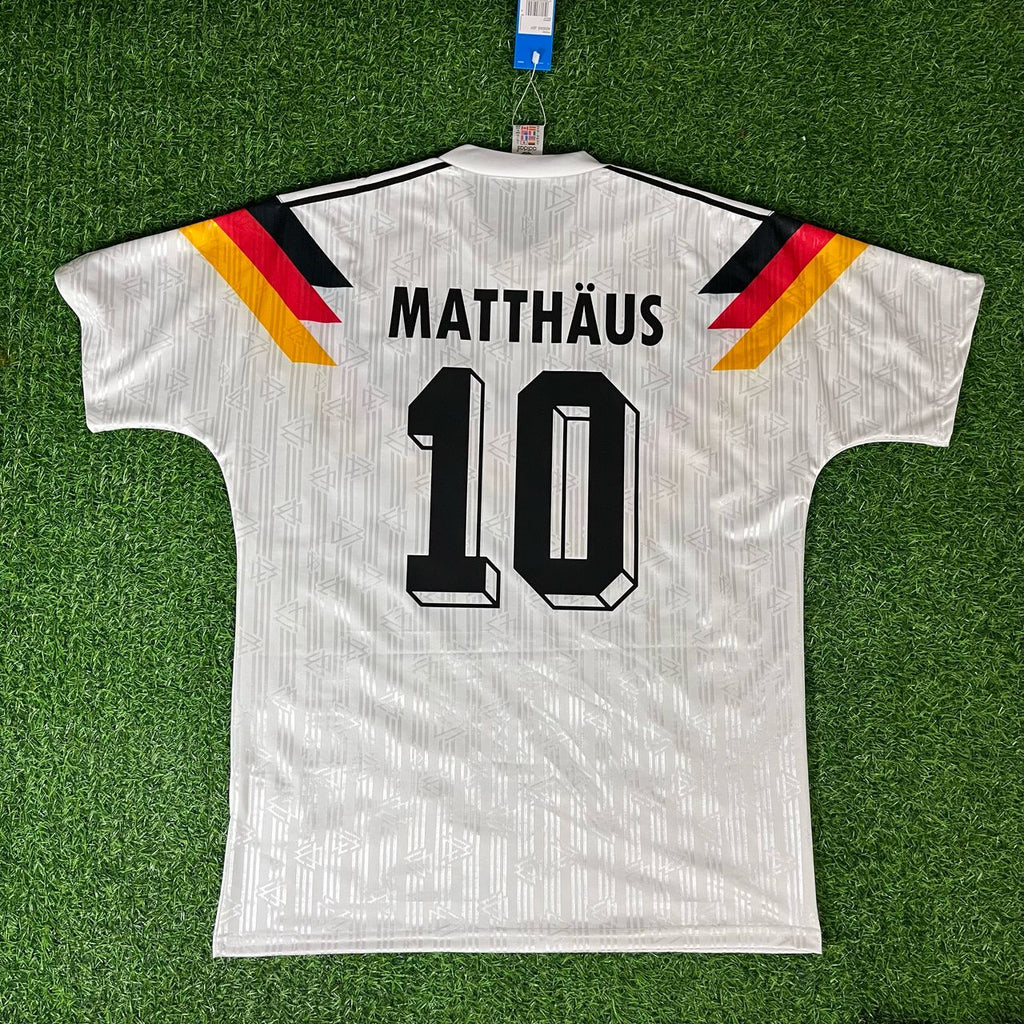 Lothar Matthäus Germany Deutschland Retro Kids Jersey - Deutschland Retro-KinderTrikot – Detailed View