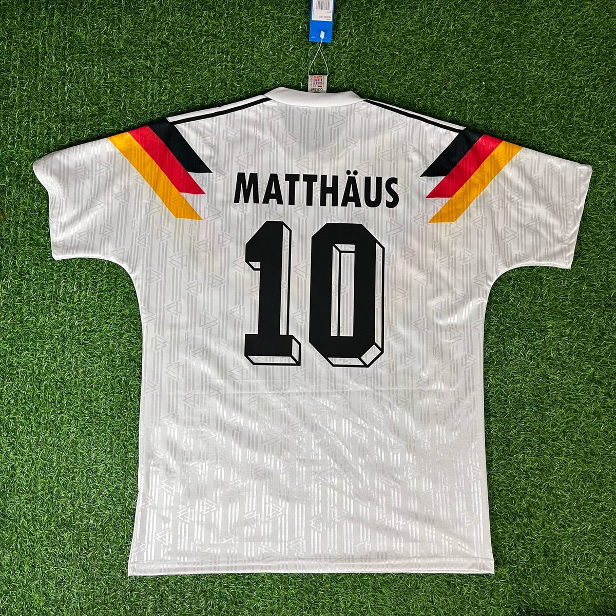 Lothar Matthäus Germany Deutschland Retro Kids Jersey - Deutschland Retro-KinderTrikot – Detailed View