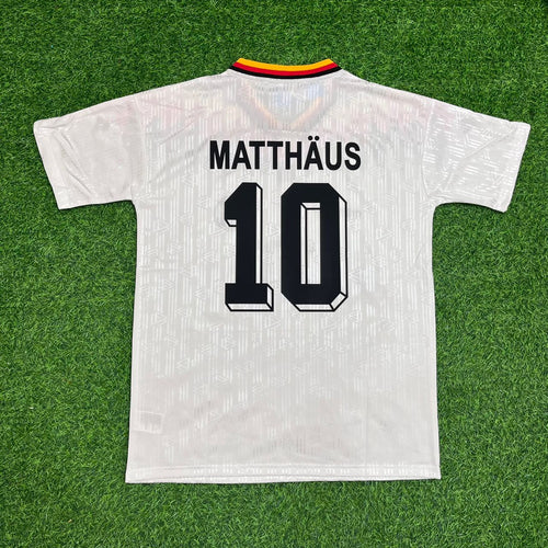 1994 Germany Weltmeisterschaft Retro Football Jersey – Lothar Matthäus – Back View