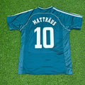 Germany 1998 World Cup Away Retro Football Jersey – Lothar Matthäus – Back View