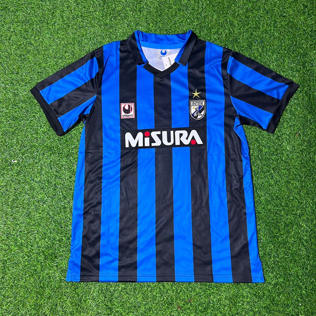 Horst Szymaniak Inter Commemorative Retro Home Football Jersey Edition 2 – Front View