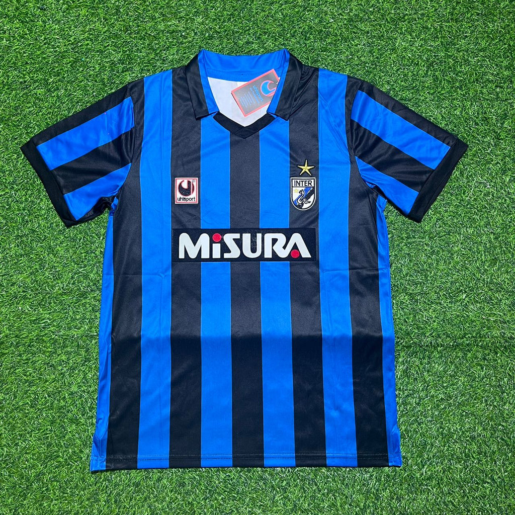 1988/90 Lothar Matthäus Inter Milan Retro Football Jersey – Front View