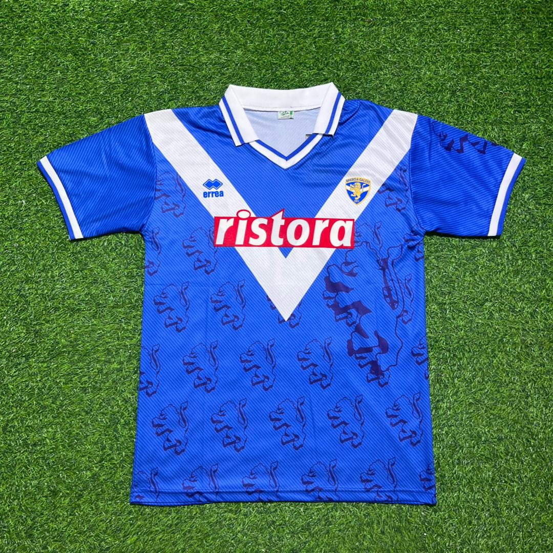 Luca Toni Brescia 1997/1998 Retro Home Football Jersey – Front View