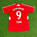 Luca Toni Bayern Munich 2007–2009 Retro Football Jersey – Back View